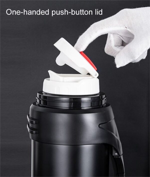 Thermos Water Bottle With Handle - 画像 (4)