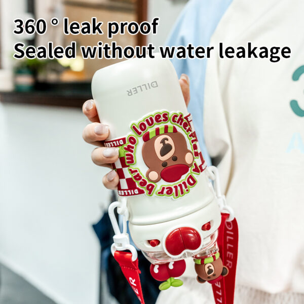 Thermos Water Bottle With Straw - รูปภาพ 5
