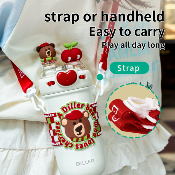 Thermos Water Bottle With Straw - รูปภาพ 6