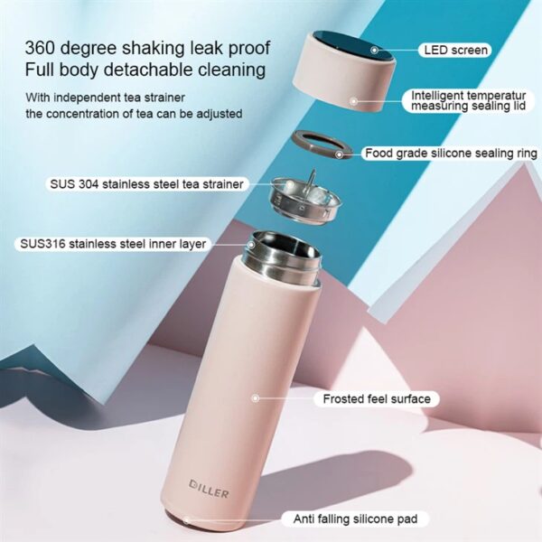 Thermos With Temperature Display - 이미지 7