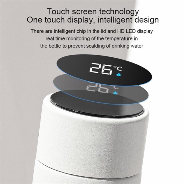 Thermos With Temperature Display - 이미지 3
