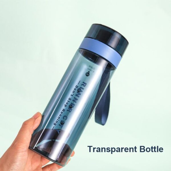 Transparent Plastic Water Bottle — изображение 4