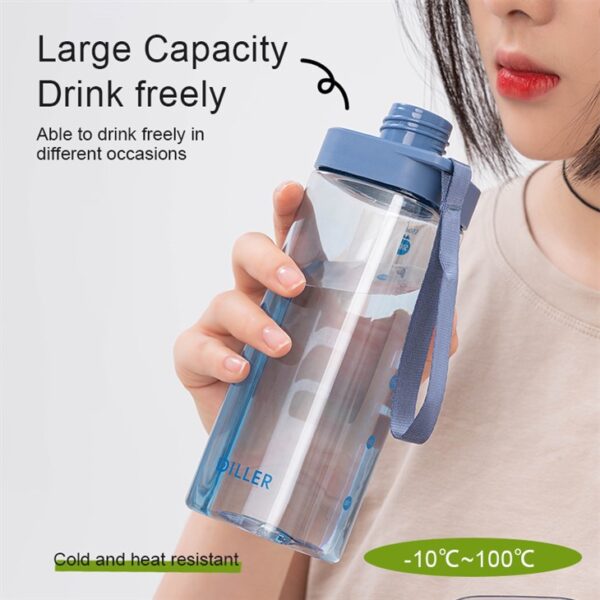 Transparent Square Water Bottle — изображение 5