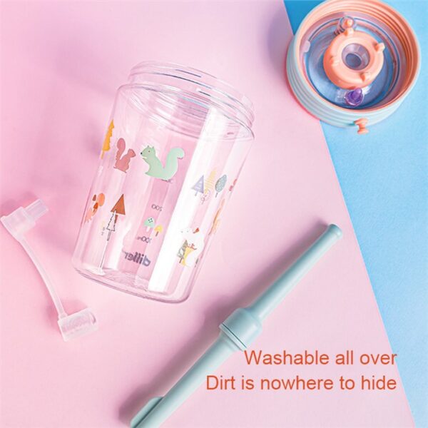 Tritan BPA Free Mug With Straw — изображение 3