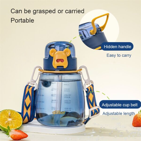 Tritan Large Belly Water Bottle - Görsel 4