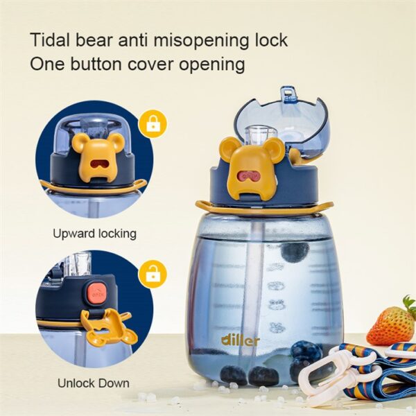 Tritan Large Belly Water Bottle - Görsel 3
