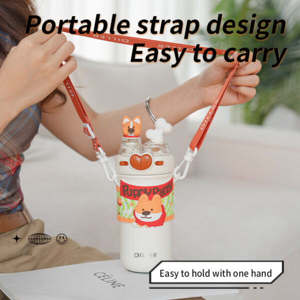 Vaccum Insulated Stainless Steel Water Bottle - 画像 (5)