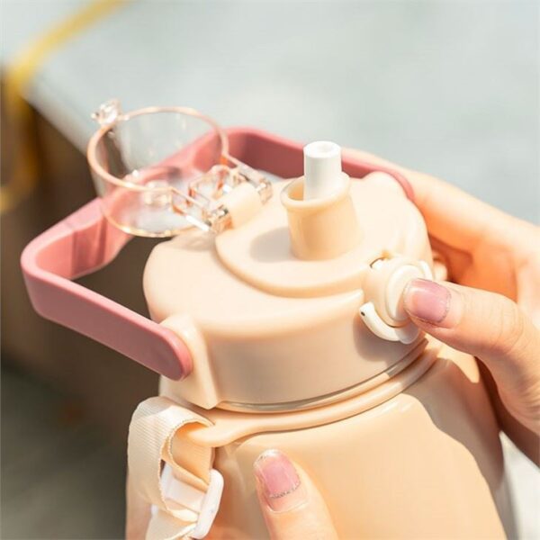 Vacuum Insulated Water Bottle With Straw — изображение 3