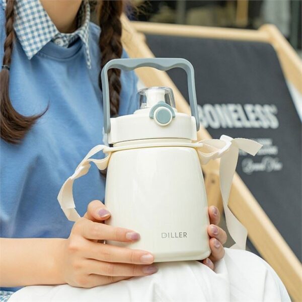 Vacuum Insulated Water Bottle With Straw — изображение 4