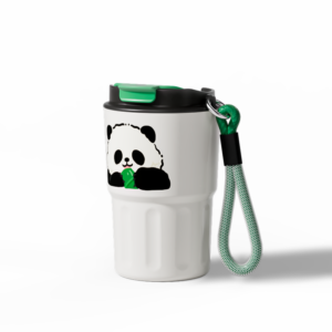 かわいいパンダの蓋付きコーヒーマグ