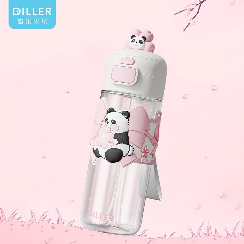 Diller 600ml Tritan double water bottle with customized logo - Imagen 4