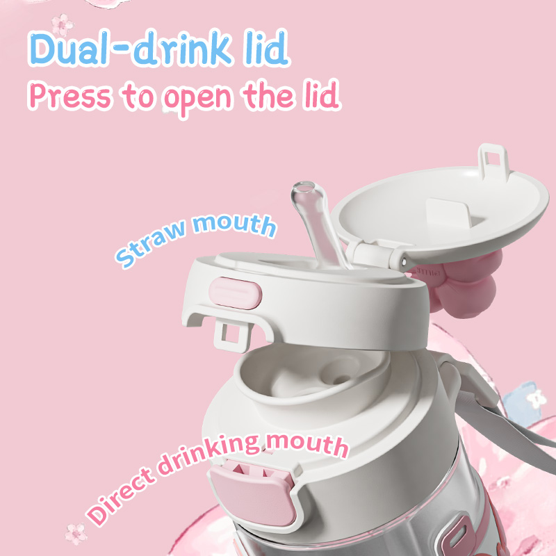 Diller 600ml Tritan double water bottle with customized logo - Imagen 2