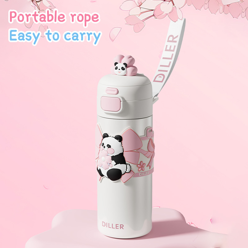 OEM 480ml SUS316L Stainless Steel Insulated Bottle with Dual-Drink Lid - Imagen 4