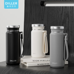 600ml 316 Stainless Steel Water Bottle D9514-600 - Featured Image