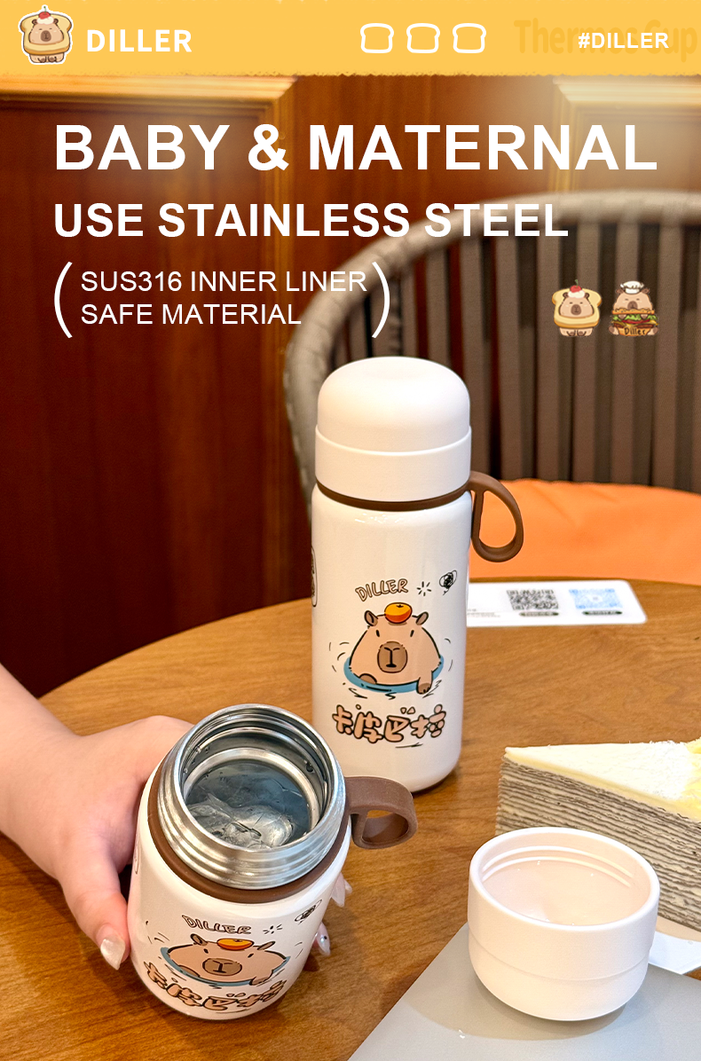 300ml 316L Stainless Steel Water Bottle D9450-300