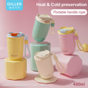 400ml 304 Stainless Steel Water Bottle D9506-400 - Featured Image