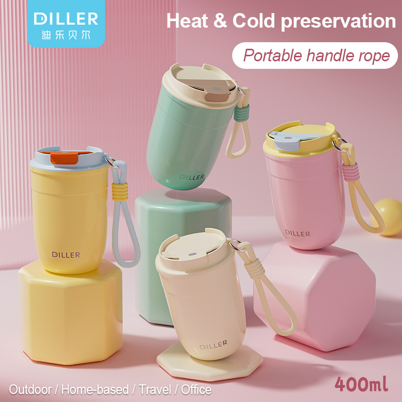 400ml 304 Stainless Steel Water Bottle D9506-400 - Featured Image