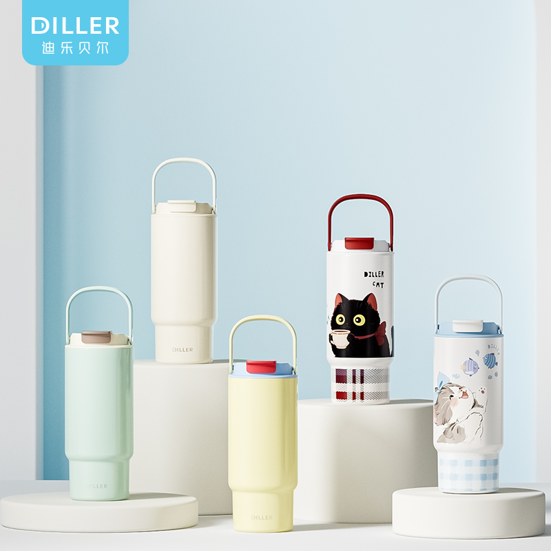 920ml 316 Stainless Steel Ceramic Coating Water Bottle D9384-920 - Featured Image