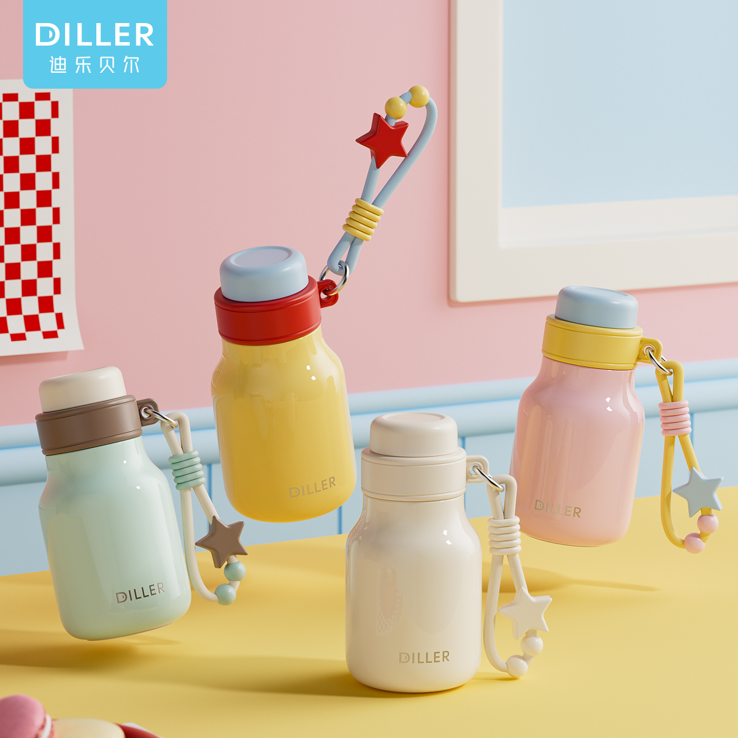 320ml 316 Stainless Steel Water Bottle D9508-320 - Featured Image