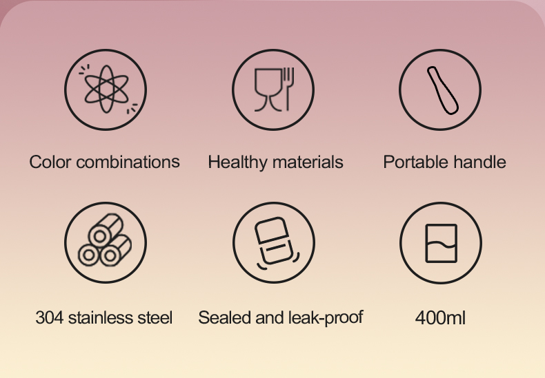 400ml 304 Stainless Steel Water Bottle D9506-400