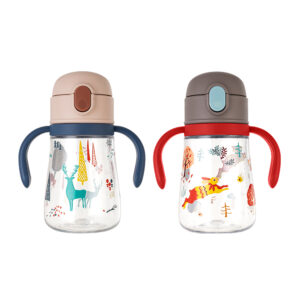 350ml Tritan Kids Water Bottle with Straw