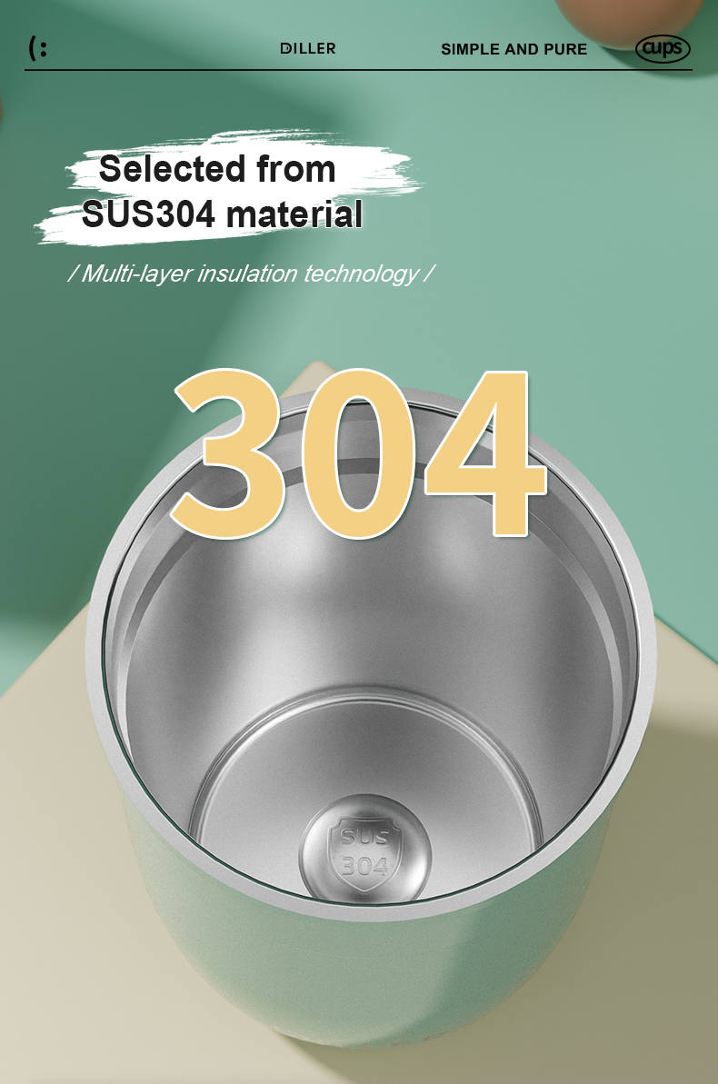 400ml 304 Stainless Steel Water Bottle D9506-400