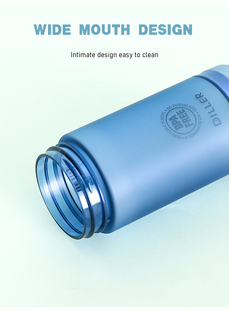 520ml Tritan-Kunststoff-Wasserflasche mit Strohhalm Detail 12
