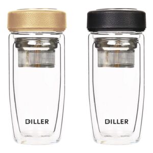 Borosilicate Glass Water Bottle With Filter