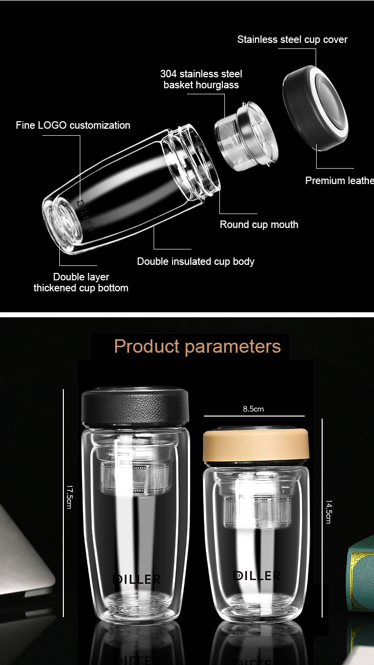 Detail botol air kaca 388MLH454 11
