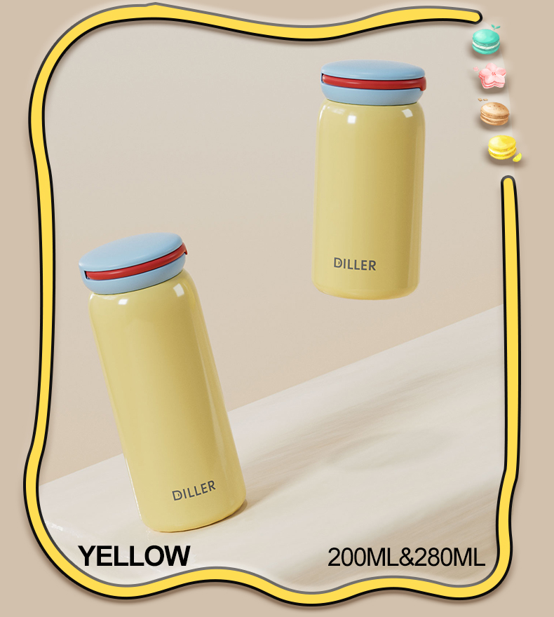 200ml 316 Stainless Steel Water Bottle D9320-200