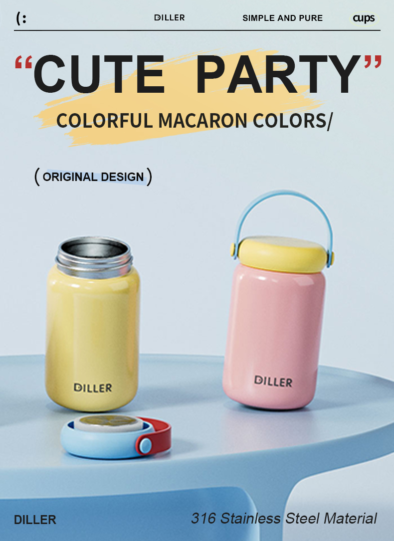 280ml 316 Stainless Steel Water Bottle D9321-280