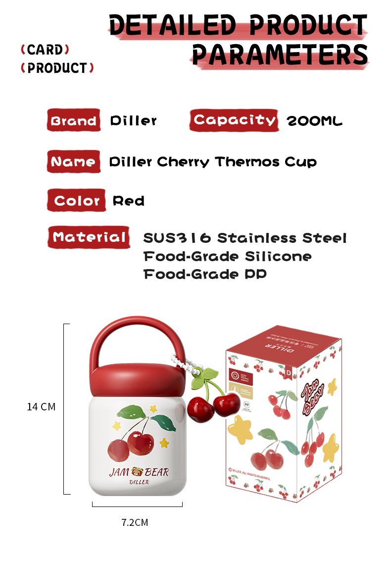 200ml 316 Stainless Steel Water Bottle D9324-200
