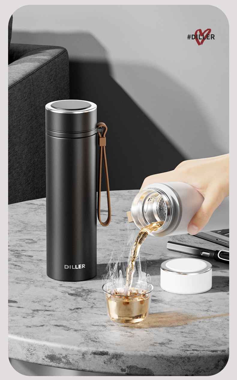 500ml 316L Stainless Steel Water Bottle D9349-500