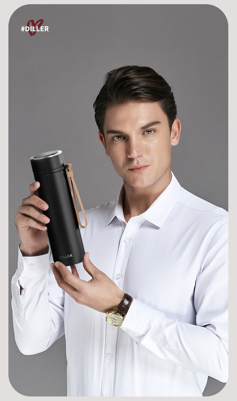 500ml 316L Stainless Steel Water Bottle D9349-500