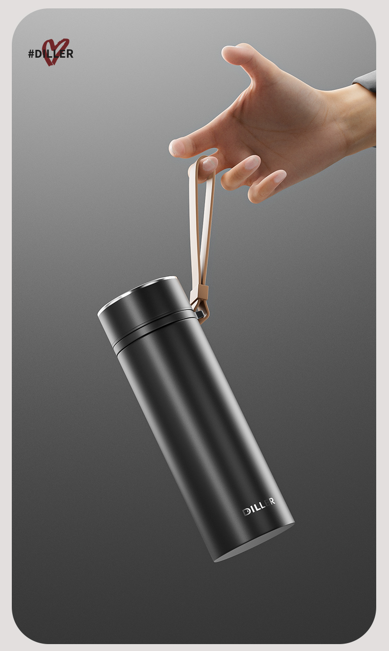 500ml 316L Stainless Steel Water Bottle D9349-500