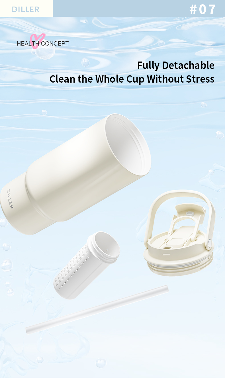 920ml 316 Stainless Steel Ceramic Coating Water Bottle D9384-920