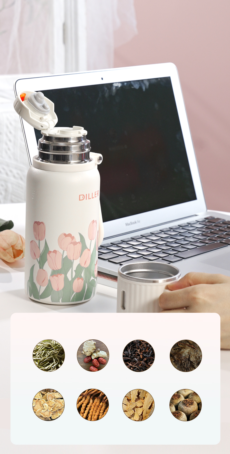 600ml 316 Stainless Steel Water Bottle D9501-600
