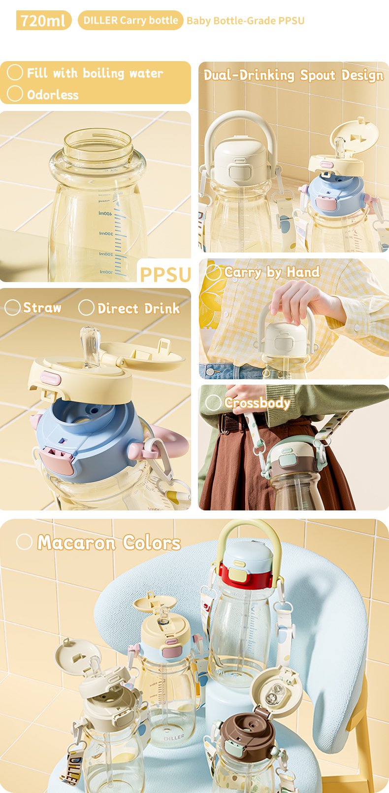 720ml Stainless Steel Vacuum Bottle D2602 detail 02