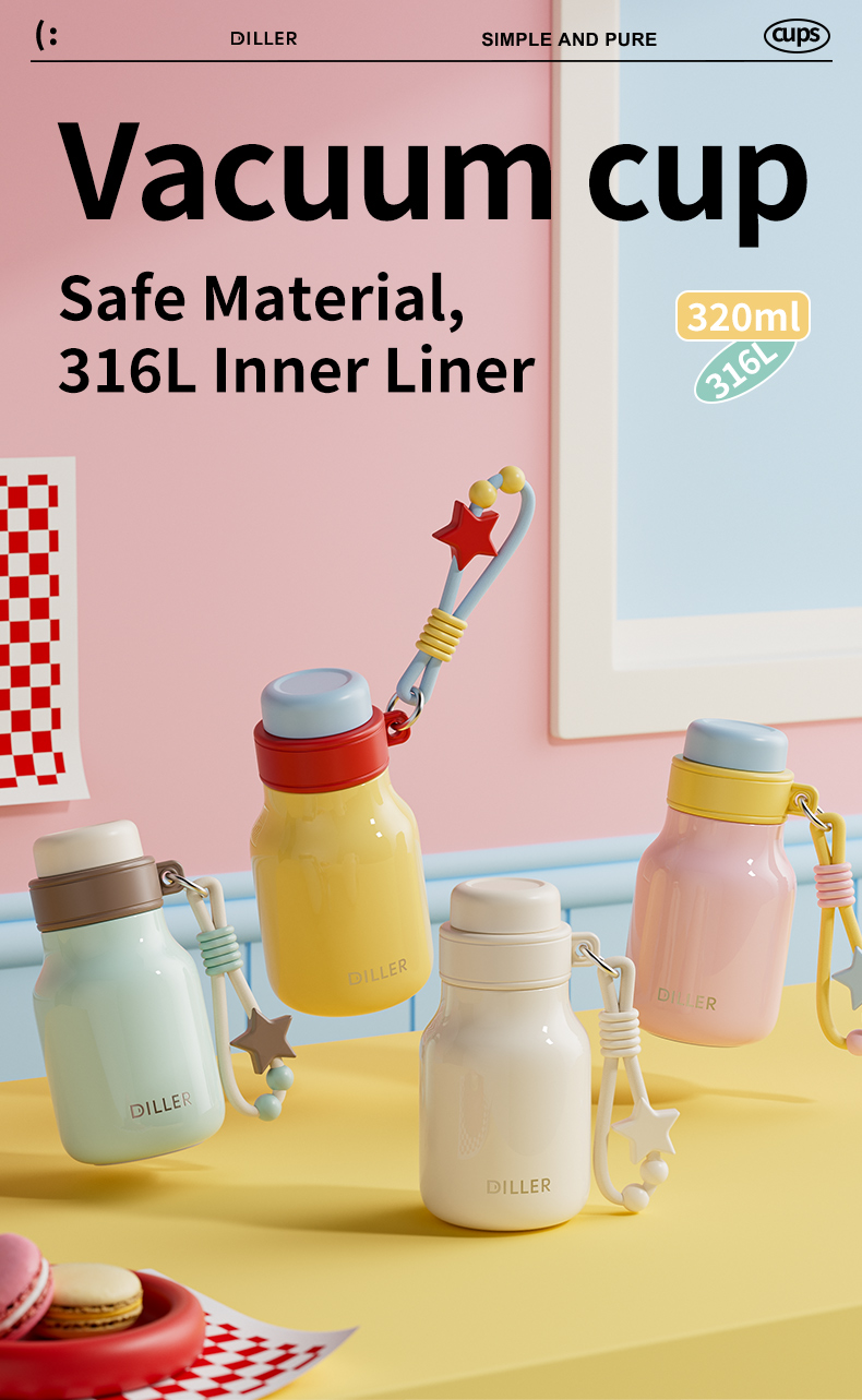 320ml 316 Stainless Steel Water Bottle D9508-320