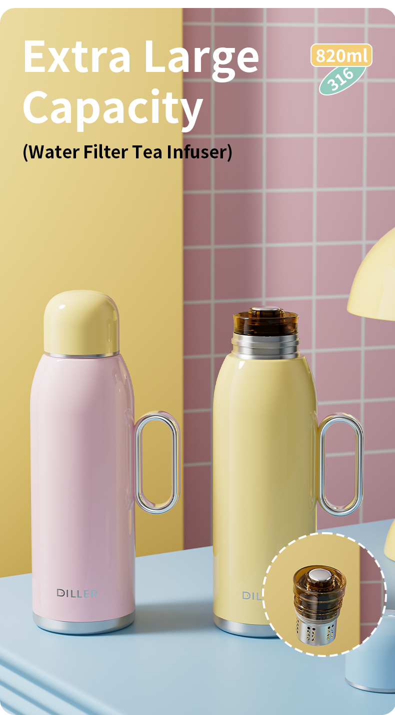 D9513-820 820ml 316 Stainless Steel Home Water Dispenser Detail 3