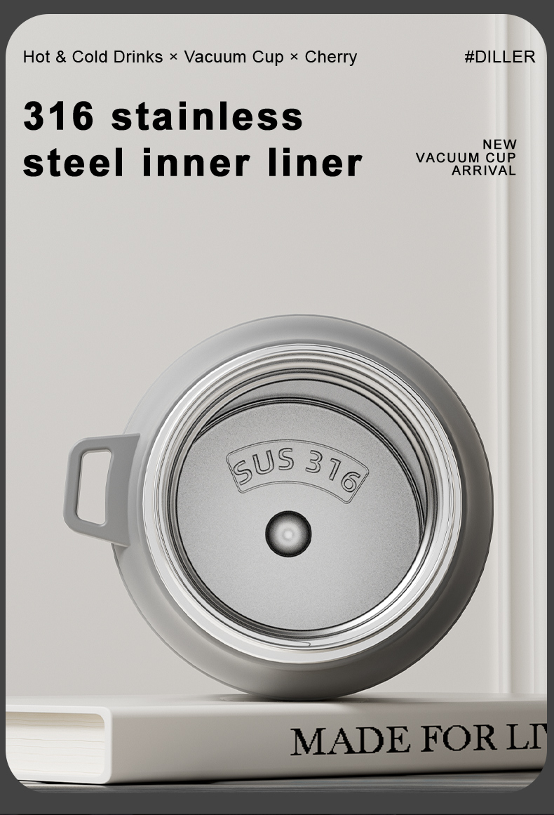 480ml 316 Stainless Steel Water Bottle D9514-480