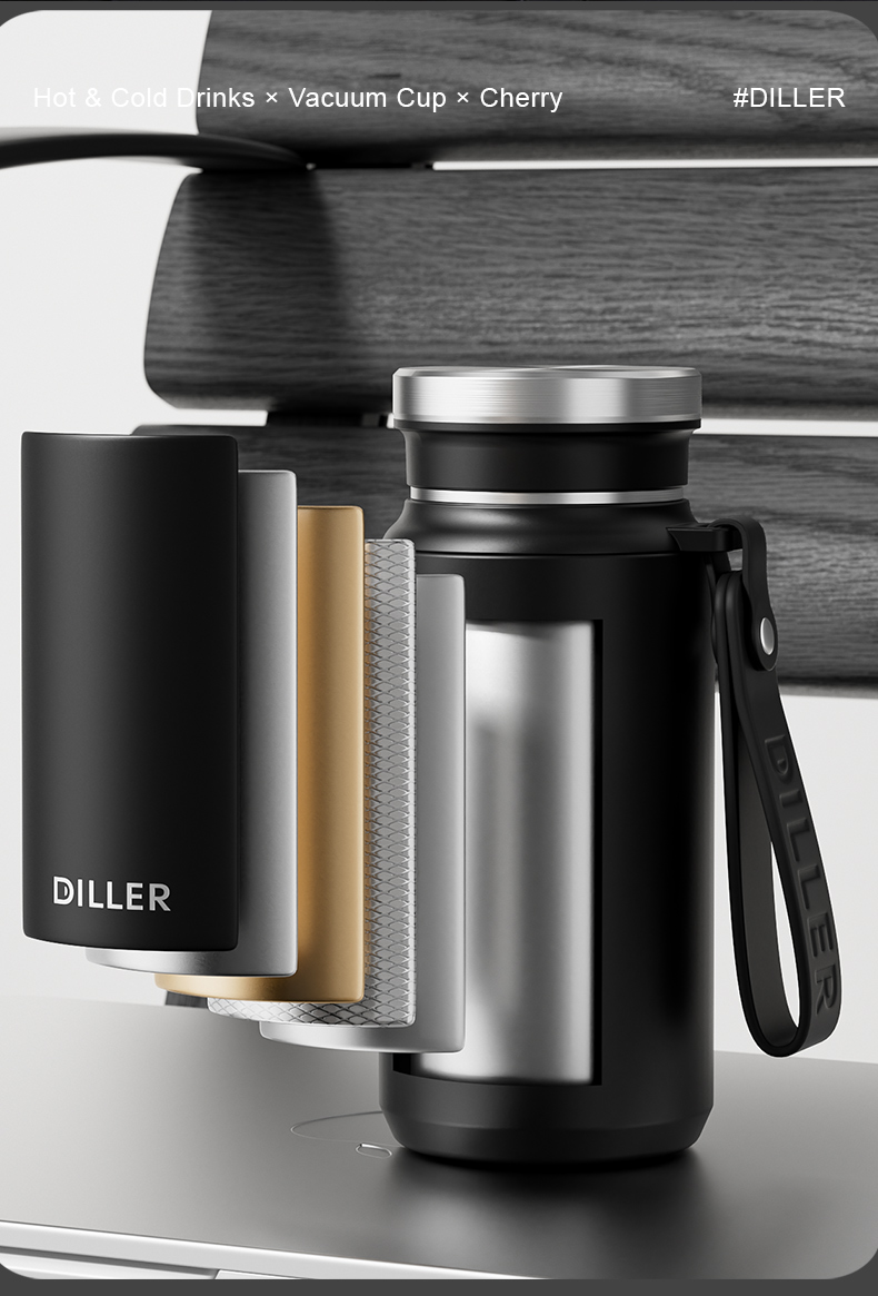 600ml 316 Stainless Steel Water Bottle D9514-600