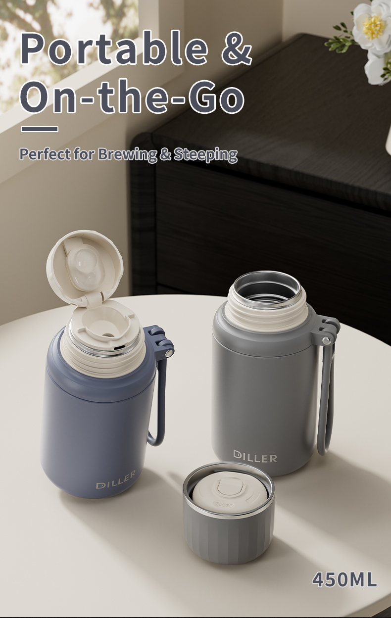 450ml 316 Stainless Steel Water Bottle D9515-450