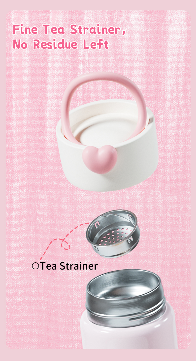 D9523-280 280ml 316 Stainless Steel Pocket Water Bottle Detail 5