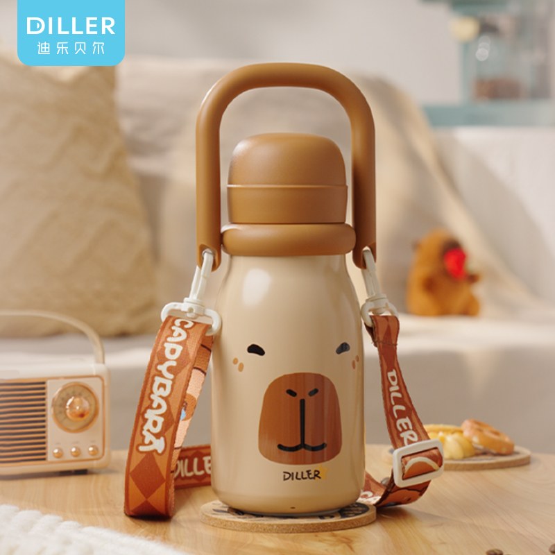 610ml 316l stainless steel bottle with handle - D9460-610 main product image