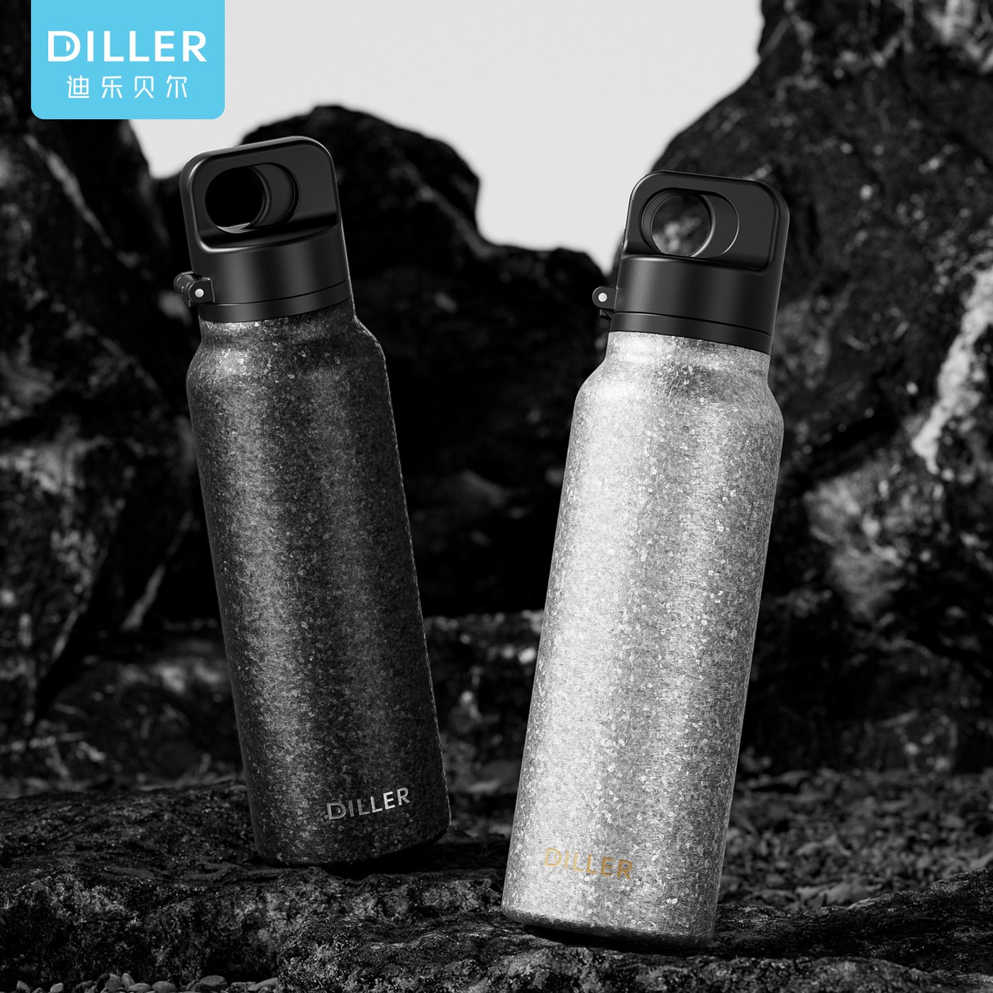 630ml 304 stainless steel sports bottle - D9577-630 main product image