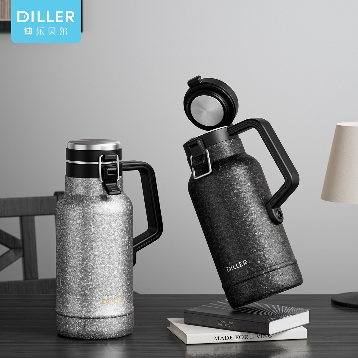 1800ml 304 stainless steel water jug - D9580-1800 main product image